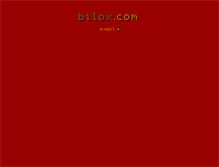 Tablet Screenshot of bilox.com